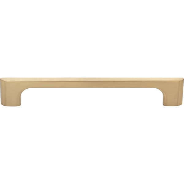 160 Mm Center-to-Center Satin Bronze Asymmetrical Leyton Cabinet Pull